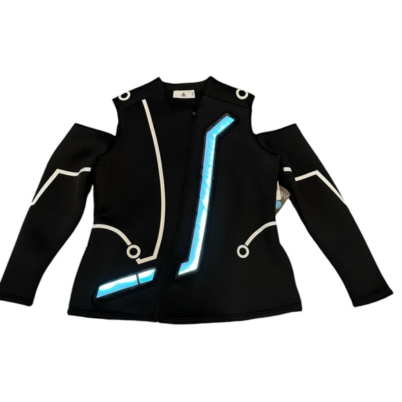 ⚫️⚫️⚫️ Disney TRON Light Up Adult Costume - Top NWT Size XL - Picture 1 of 15